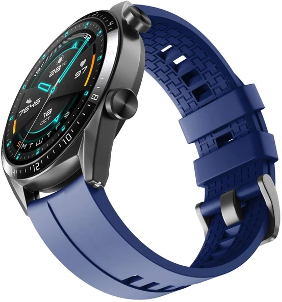 Samsung Galaxy Gear Watch TME Soft Silikon Kordon Kayış 20mm - Resim 9