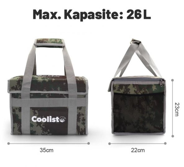 Coolist Cl26c 26 Litre Katlanabilir Termos Bez Çanta / Buzluk - 3