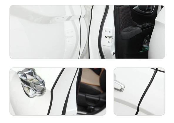 Araç İçi Dışı Geçmeli Koruyucu U Tipi Nikelaj Çıta Gri Açık 5mt - 8