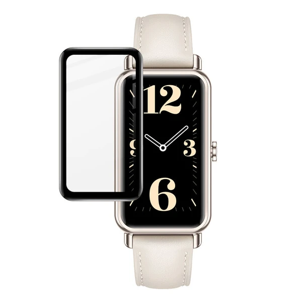 Huawei Watch Fit Mini ile Uyumlu 3D Cam Full Ekran Koruyucu ürün görseli