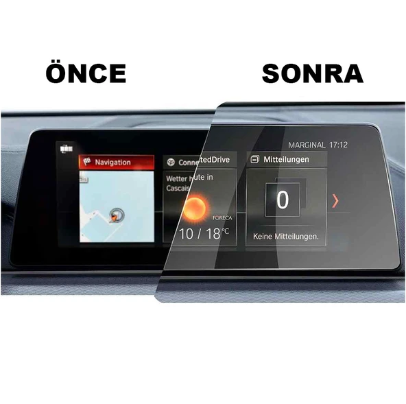 Bmw 7 Seri 2016-2020 ile Uyumlu 10.25 inç Temperli Navigasyon Ekran Koruyucu