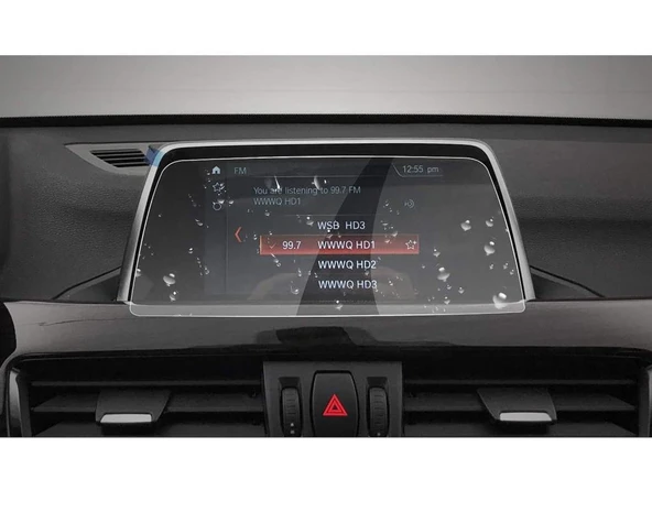 Bmw X1 X2 2016-2019 ile Uyumlu NBT Büyük Ekran Navigasyon Ekran Koruyucu - 3