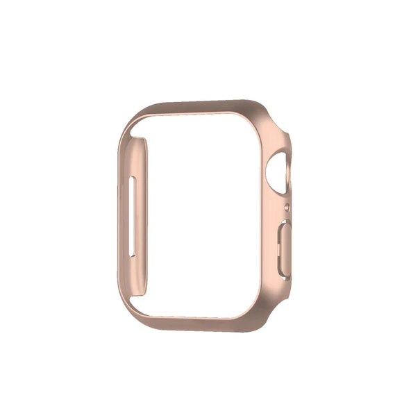 Apple Watch 7 Serisi 41mm Rubber Sert Plastik Kılıf Kapak - Resim 11