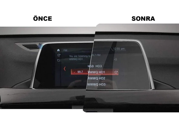 Bmw X1 X2 2016-2019 ile Uyumlu NBT Büyük Ekran Navigasyon Ekran Koruyucu - 2