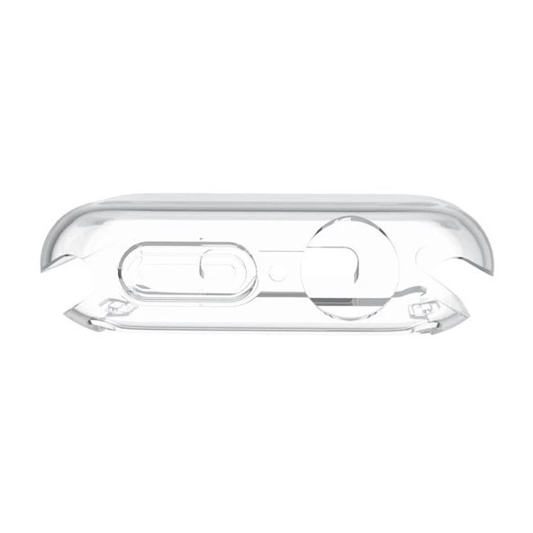 Apple Watch 7 Serisi ile Uyumlu 45mm Silikon Şeffaf Kılıf Ekran Koruyucu - Resim 3