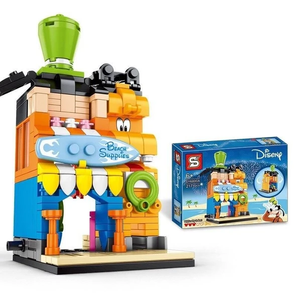 Disney Guffy nin Dalış Dükkanı 217 Parça Lego Seti - SY6800A - 2