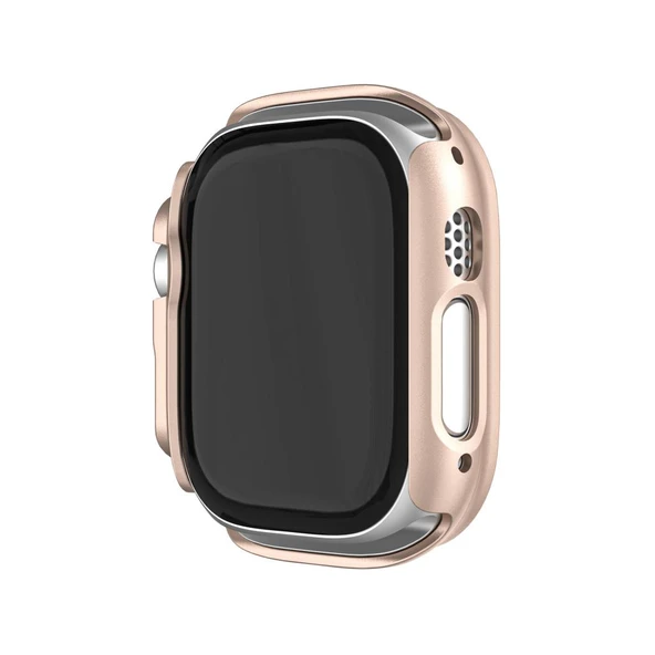 Apple Watch Ultra 49mm Uyumlu Rubber Sert Plastik Kılıf Kapak - 4