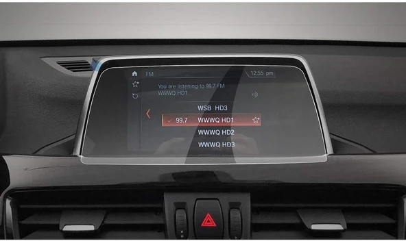 Bmw X1 X2 2016-2019 ile Uyumlu NBT Büyük Ekran Navigasyon Ekran Koruyucu