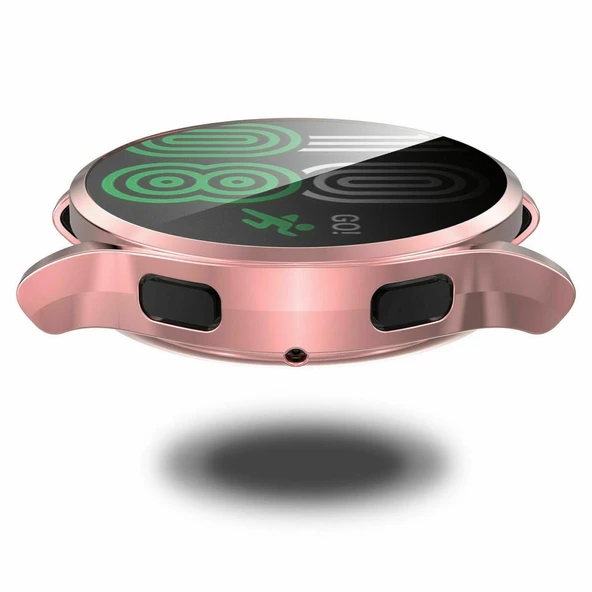 Samsung Galaxy Watch 4 44mm Silikon Kapak Kılıf Ekran Koruyucu - Resim 4