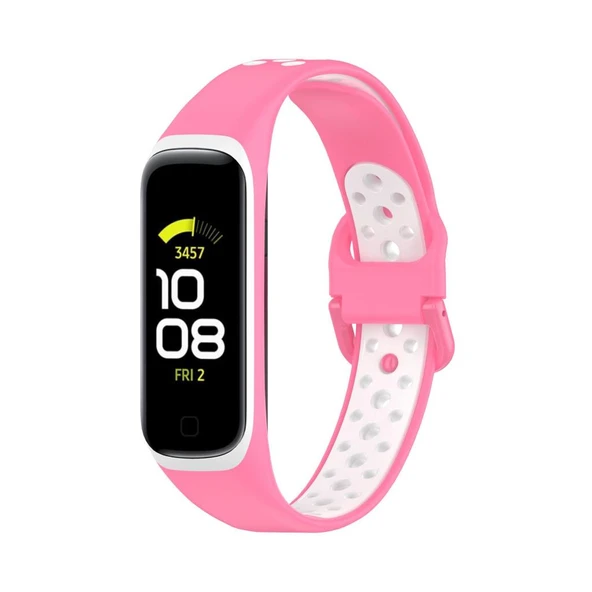Samsung Galaxy Fit 2 R220 Uyumlu Spor Silikon Kordon Kayış - 5