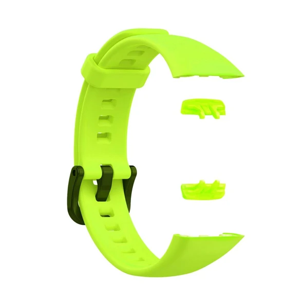 Huawei Band 6-6 Pro Honor Band 6 Uyumlu Silikon Kordon Kayış - Resim 7