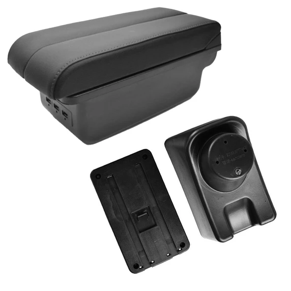 Dacia Sandero ile Uyumlu 2013-2018 Delmesiz Vidasız Kol Dayama Kolçak