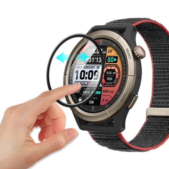 Huawei Watch Gt4 ile Uyumlu 41mm 3D Hd Full Ekran Koruyucu - Resim 3