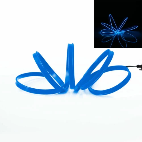 Araç Araba İçi Torpido Ledi Şerit Renkli İp Neon İp Led 3 Metre - 5