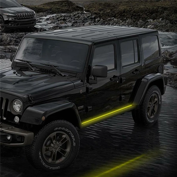 Pick Up Off Road Karavan Suv Yan Basamak Ledi DRL Sinyalli 180cm - 9