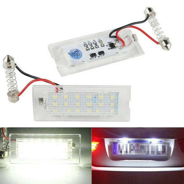 Bmw X5 E53 99-06 X3 E83 03-10 ile Uyumlu Plaka Ledi Aydınlatma Lambası - 2