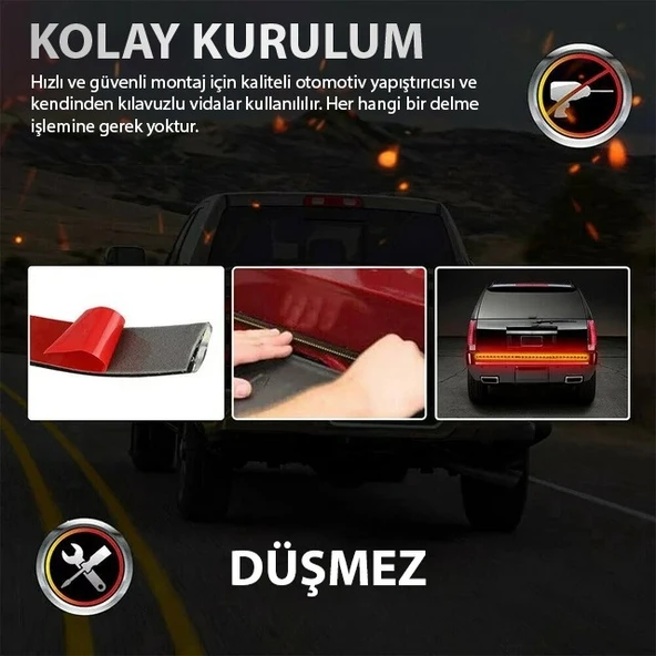 Araç Pick Up Off Road 4x4 Ok Yönlü Bagaj Altı Sinyal Ledi 150cm - 4