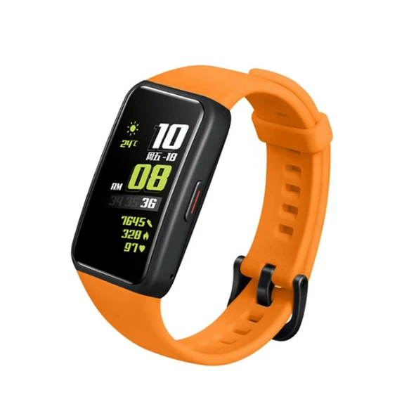 Huawei Band 6-6 Pro Honor Band 6 Uyumlu Silikon Kordon Kayış - Resim 5