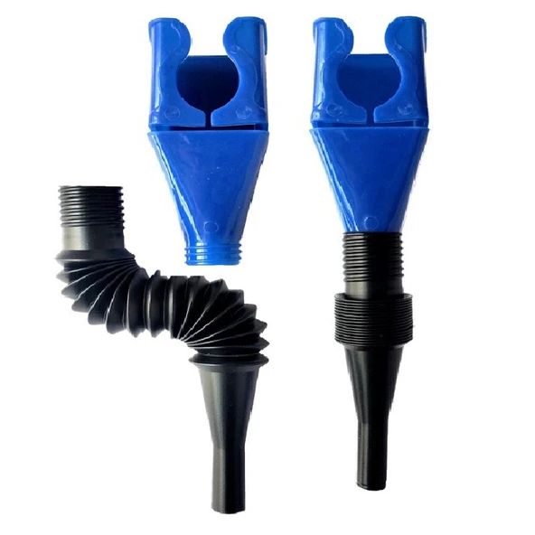 Oto Araç Benzin Mazot Yakıt Su Yağ Sıvı Doldurma Hunisi Borusu Aparatı - 2