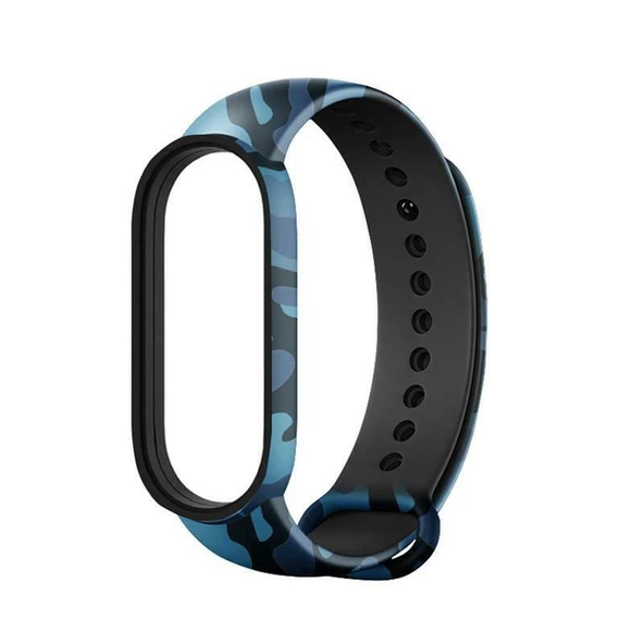 Xiaomi Mi Band 5 Mi Band 6 Mi Band 7 Uyumlu Kordon Kamuflaj Desen - Resim 6