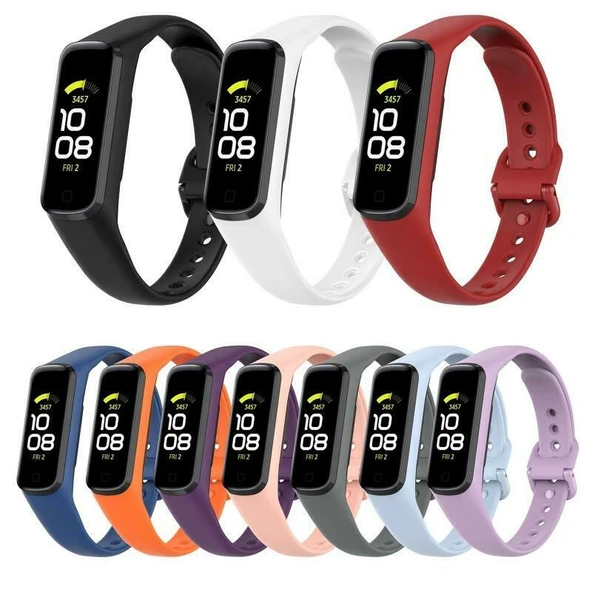 Samsung Galaxy Fit 2 R220 Uyumlu Silikon Kordon Kayış - Resim 2