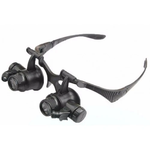 Gözlük Modeli 10x 15x 20x 25x Lens,2led Işıklı,büyüteç ürün görseli