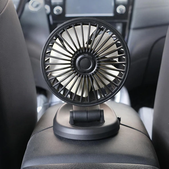 Araç Araba Otomobil Mini Vantilatör Fan Pervane Soğutucu 12V FAN20 - 4