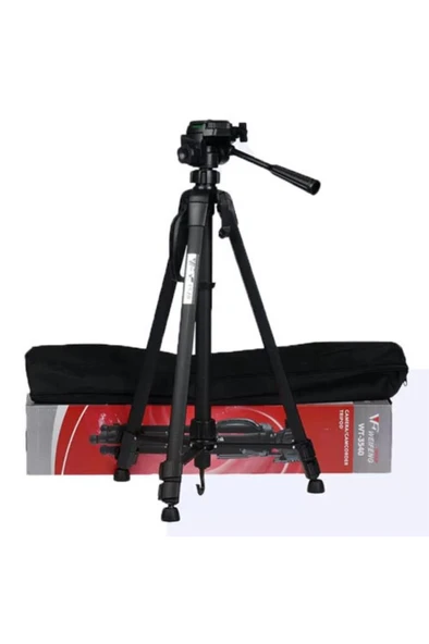 Telefon Canon Nikon ile Uyumlu 3kg Kapasite DSLR Uyumlu 157cm Tripod WT-3540 - 2