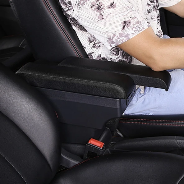 Volkswagen Golf 5 Golf 6 Jetta 3 ile Uyumlu Delmesiz Vidasız Kol Dayama Kolçak - 6