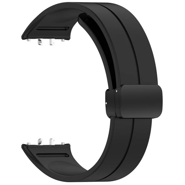 Samsung Galaxy Fit 3 R390 Uyumlu Manyetik Mıknatıslı Band Silikon Kordon Kayış - Resim 11