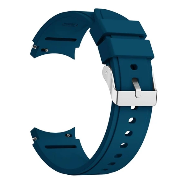 Samsung Galaxy Watch 4 5 6 7 Pro 40 42 43 44 46 47mm Uyumlu Silikon Kordon - 4