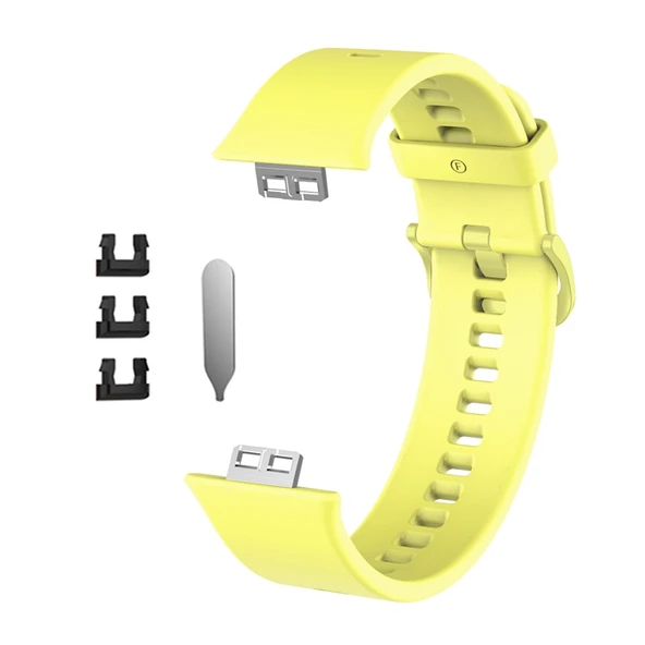 Huawei Watch Fit Uyumlu Silikon Kordon Kayış - Resim 8