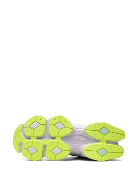 New Balance Unisex 9060 Sneakers - White/Grey/Purple/Green - 3