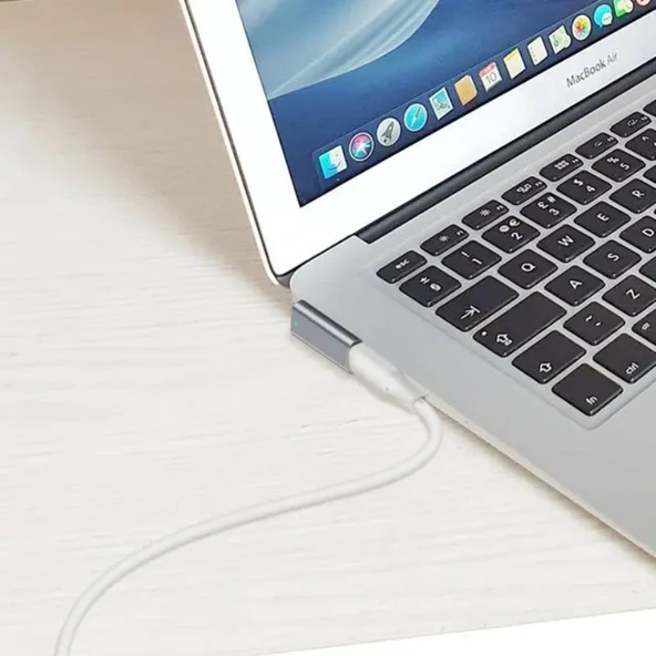 Type-C to Magsafe 2 ile Uyumlu 60w 85w T Type Çevirici Şarj Adaptörü - 3