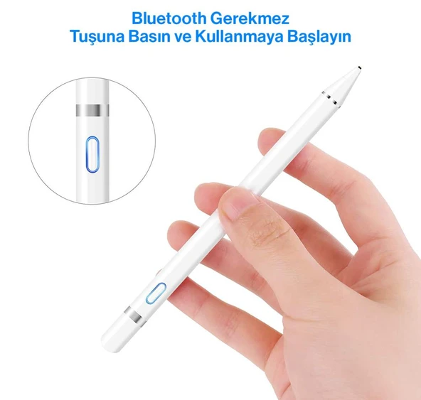 Tüm Cihazlar ile Uyumlu Stylus Hassas Yazı Çizim Kalemi 2. Nesil - 11
