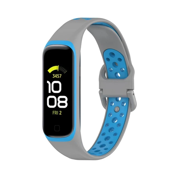 Samsung Galaxy Fit 2 R220 Uyumlu Spor Silikon Kordon Kayış - 4