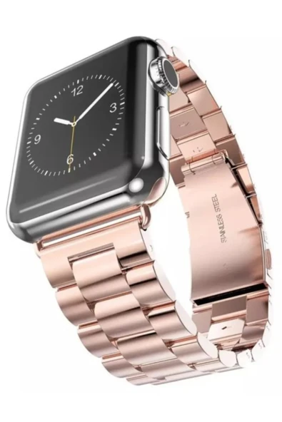 Apple Watch 7 8 9 10 Ultra 2 44 45 46 49mm Uyumlu Çelik Kordon - Resim 11