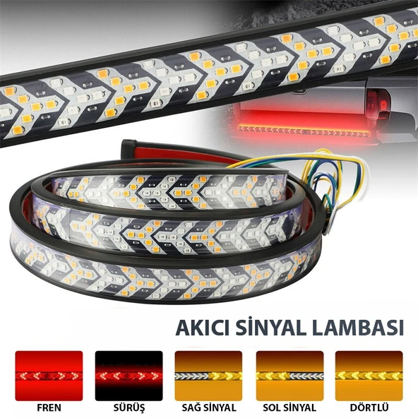 Pick Up Off Road 4x4 Ok Yönlü Bagaj Kapağı Altı Sinyal Ledi 150cm - 5