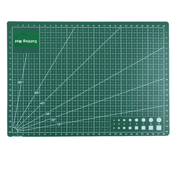 Kesme Matı Cutting Mat Kesim Altlığı A3 Ebatında 45cm x 30cm - 6