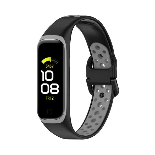 Samsung Galaxy Fit 2 R220 Uyumlu Spor Silikon Kordon Kayış - 11