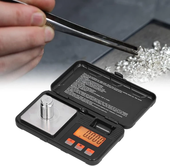 50Gr 0.001Gr Hassasiyetli Pırlanta Altın Gümüş Carat Karat Terazisi - 3