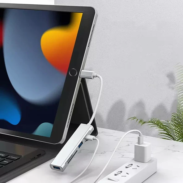 iPhone Lightning ile Uyumlu Usb 3.0 Usb 2.0 Sd Tf Kart Okuyucu Çevirici S503 - 3
