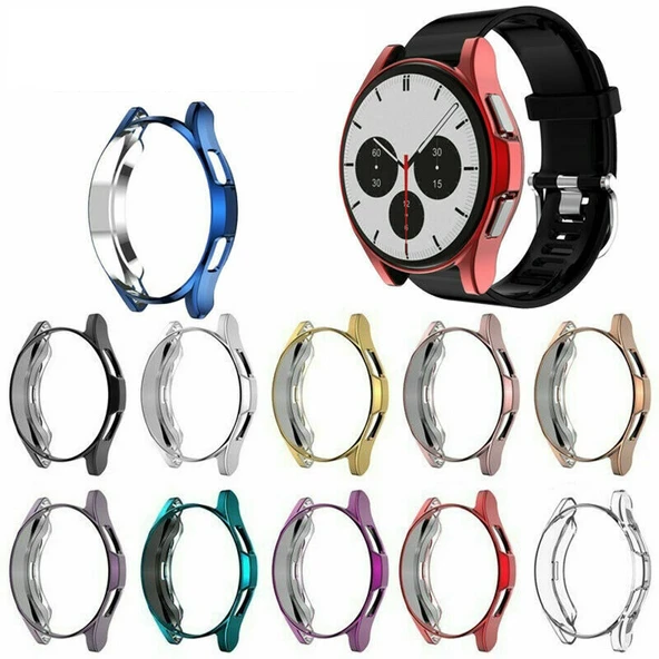 Samsung Galaxy Watch 4 40mm Silikon Kapak Kılıf Ekran Koruyucu ürün görseli