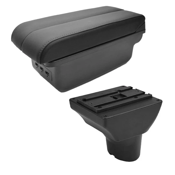 Hyundai i20 ile Uyumlu 2012-2018 Delmesiz Vidasız Kol Dayama Kolçak