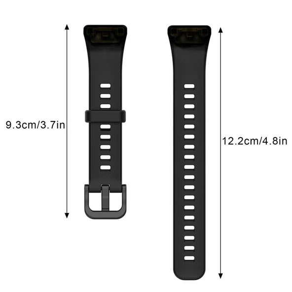 Huawei Band 6-6 Pro Honor Band 6 Uyumlu Silikon Kordon Kayış - Resim 2