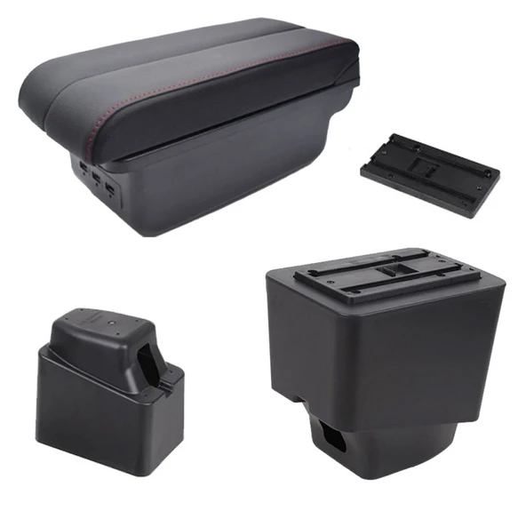 Renault Captur ile Uyumlu 2017-2022 Delmesiz Vidasız Kol Dayama Kolçak