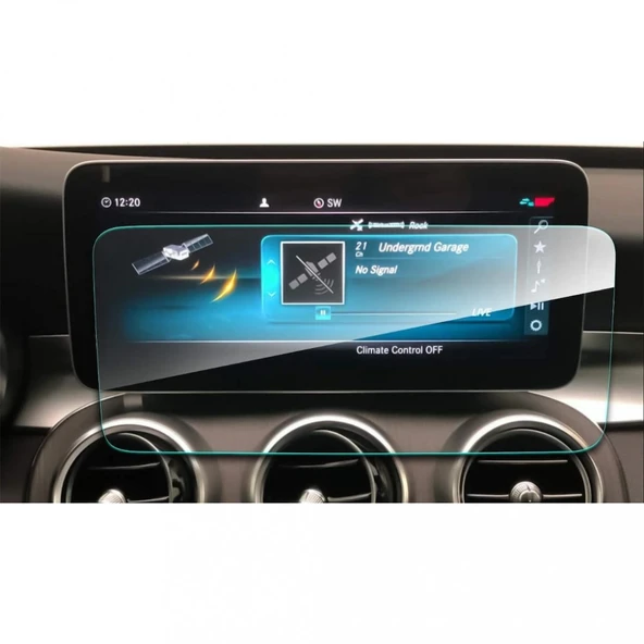 Mercedes C Serisi 2019-2020 ile Uyumlu Navigasyon Temperli Ekran Koruyucu