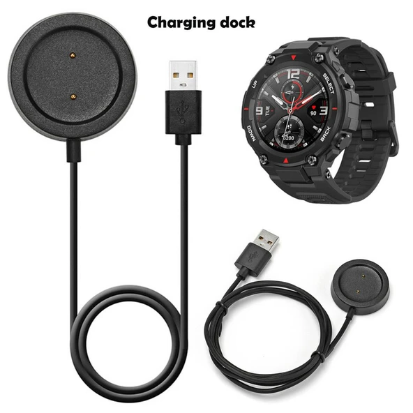 Xiaomi Amaz fit GTR GTS T-Rex A1918 ile Uyumlu Akıllı Saat Şarj Cihazı ürün görseli
