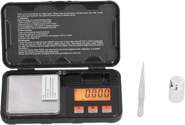 50Gr 0.001Gr Hassasiyetli Pırlanta Altın Gümüş Carat Karat Terazisi - 2