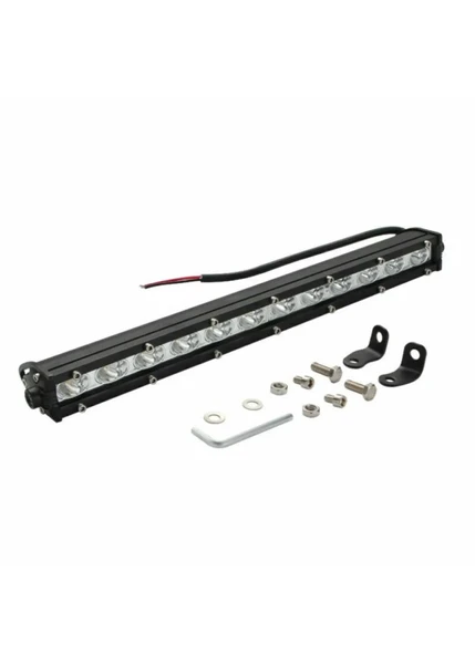 72W 24 Led Tek Sıra Off Road Yayıcı Gündüz Farı Lambası Projektör